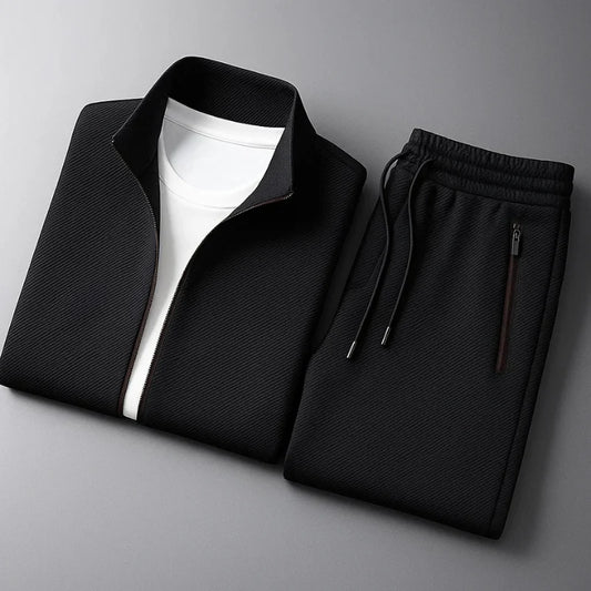 CONJUNTO DEPORTIVO ELEGANTE DE CHAQUETA Y PANTALÓN PARA HOMBRE - Ada Cepeda Shop