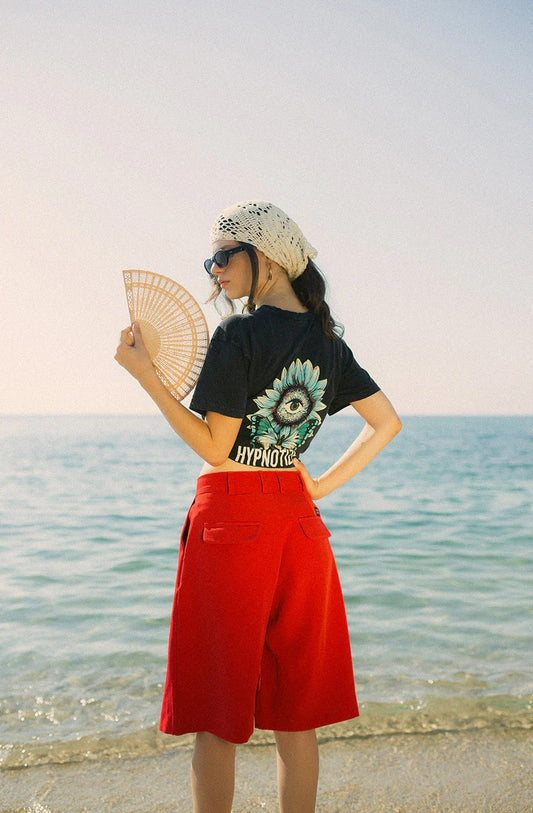 CAMISETA OVERSIZE CON ESTAMPADO TRASERO - Ada Cepeda Shop