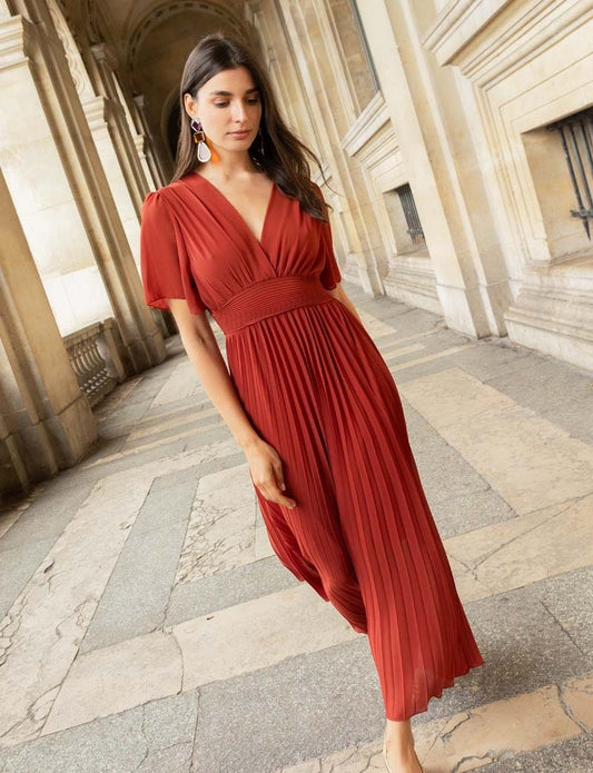 RUBI|VESTIDO PLISADO ELEGANTE