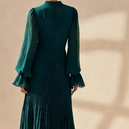 MOVIDIK|VESTIDO MINI PLISADO