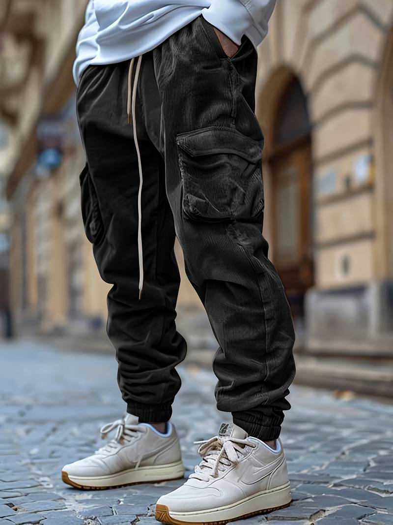 Baruch - Atmungsaktive Cargo Hose Mit Kordelzug in Der Taille - Ada Cepeda Shop