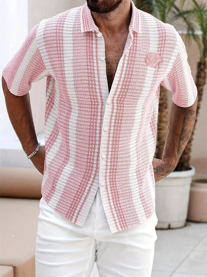 Avram – Lässiges Gestreiftes Hemd Mit Knöpfen - Ada Cepeda Shop