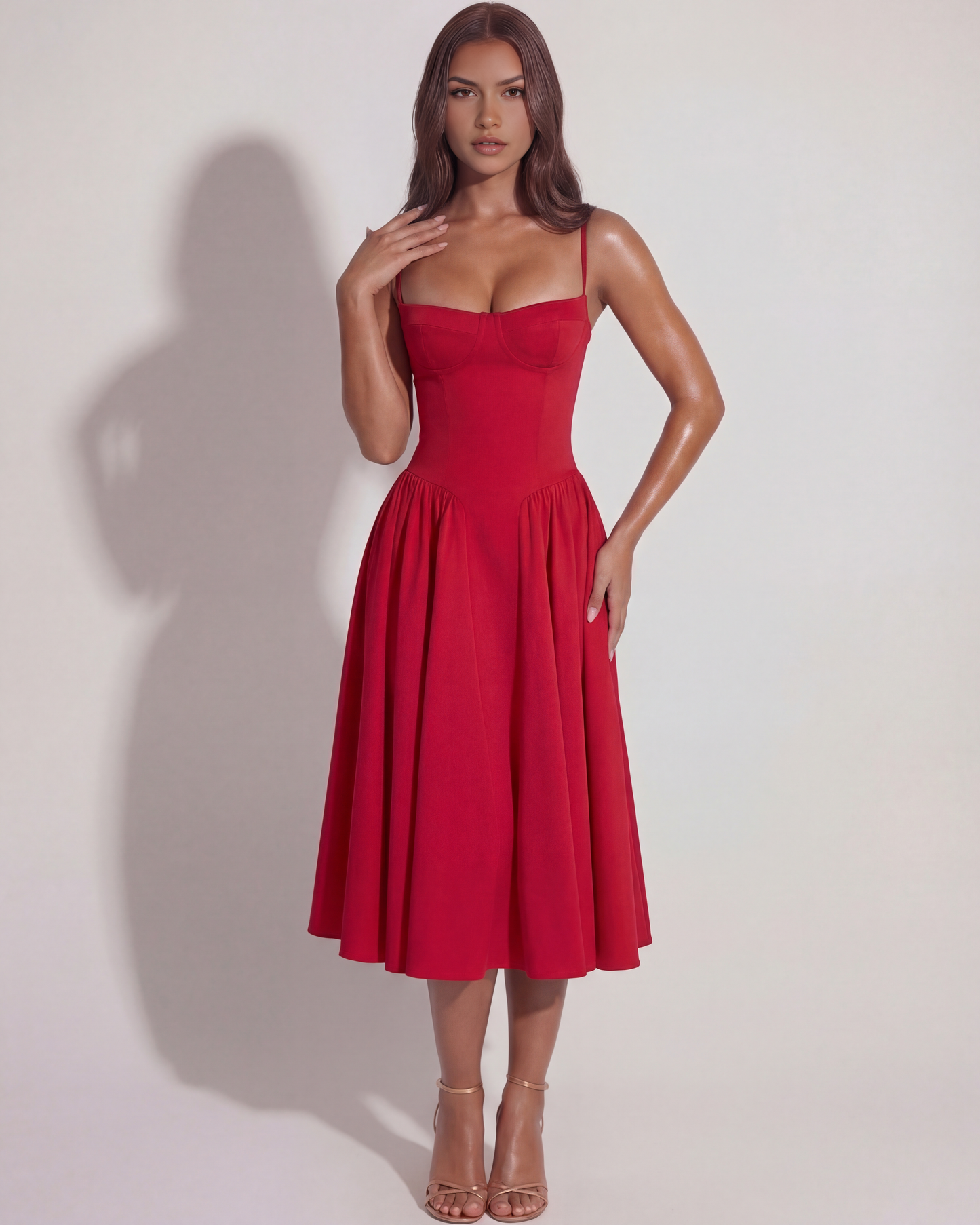 PATRICIA|VESTIDO MIDI PREMIUM PARA OCASIONES ESPECIALES - Ada Cepeda Shop