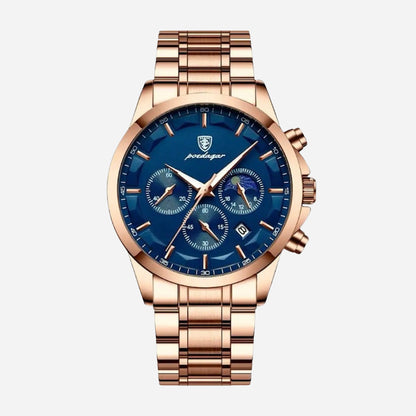 RELOJ PREMIUM DE ACERO NEGRO PARA HOMBRE - Ada Cepeda Shop