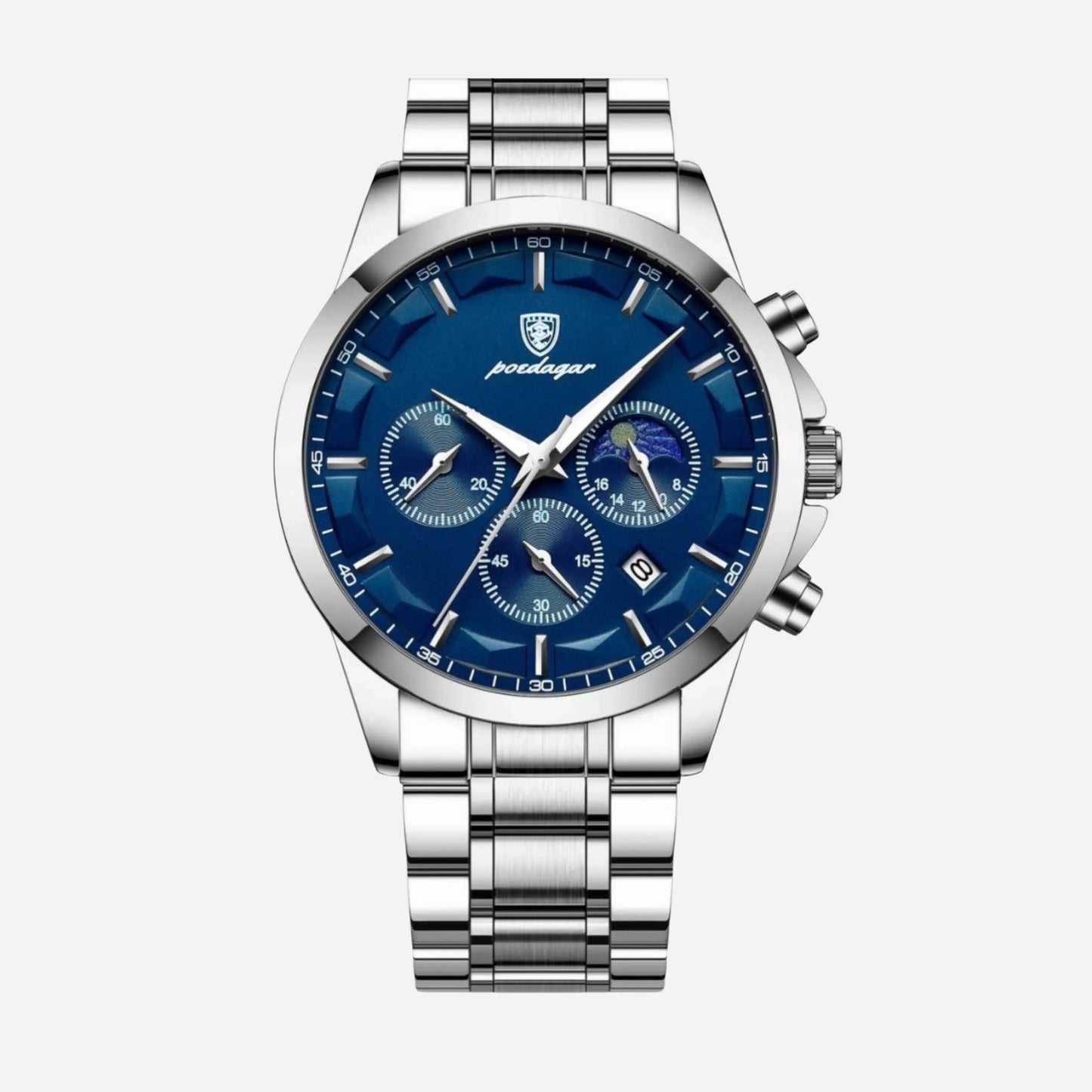 RELOJ PREMIUM DE ACERO NEGRO PARA HOMBRE - Ada Cepeda Shop