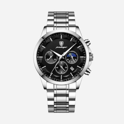 RELOJ PREMIUM DE ACERO NEGRO PARA HOMBRE - Ada Cepeda Shop