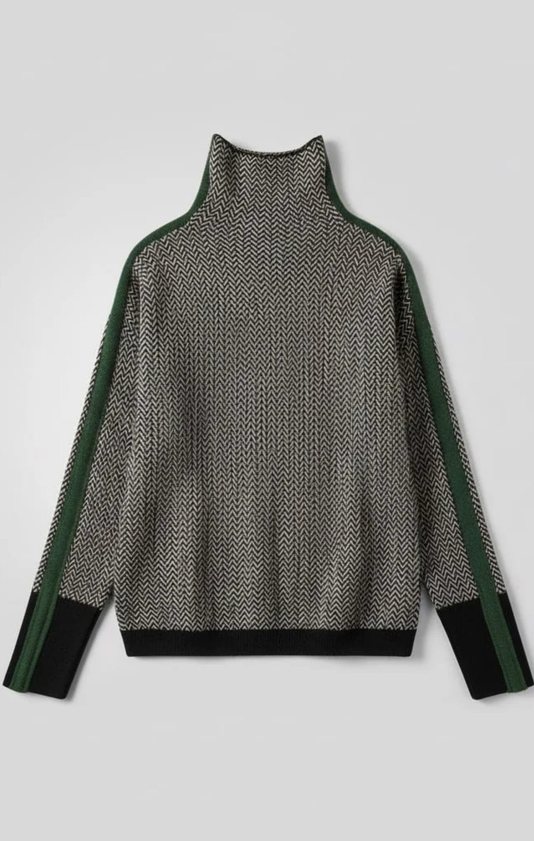 SUSANA|JERSEY DE CUELLO ALTO CON RAYAS - Ada Cepeda Shop