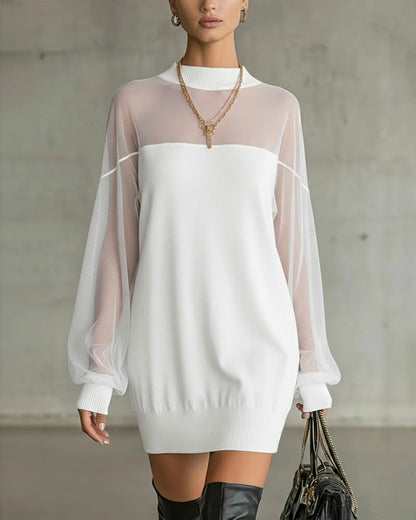 YATUN|VESTIDO HOLGADO TRANSPARENTE - Ada Cepeda Shop