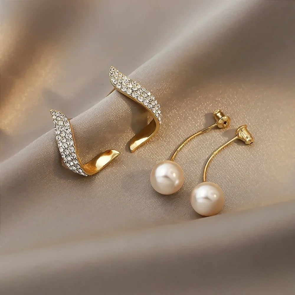PENDIENTES ELEGANTES CON PIEDRAS - Ada Cepeda Shop