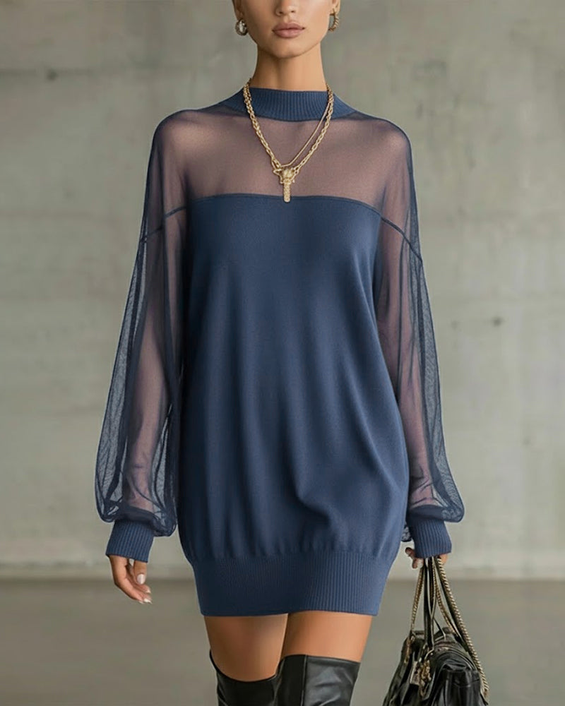 YATUN|VESTIDO HOLGADO TRANSPARENTE - Ada Cepeda Shop