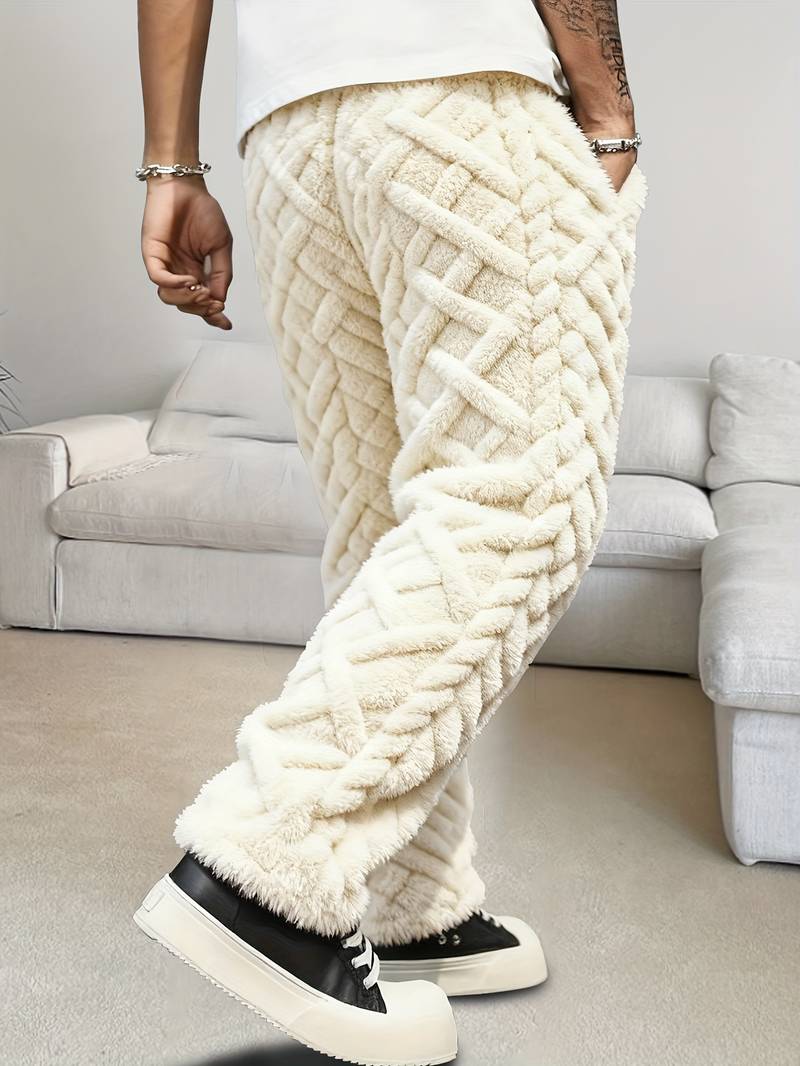 PANTALÓN ACOLCHADO TEXTURIZADO ESTILO URBANO - Ada Cepeda Shop