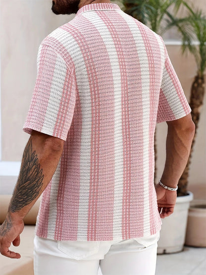 Avram – Lässiges Gestreiftes Hemd Mit Knöpfen - Ada Cepeda Shop