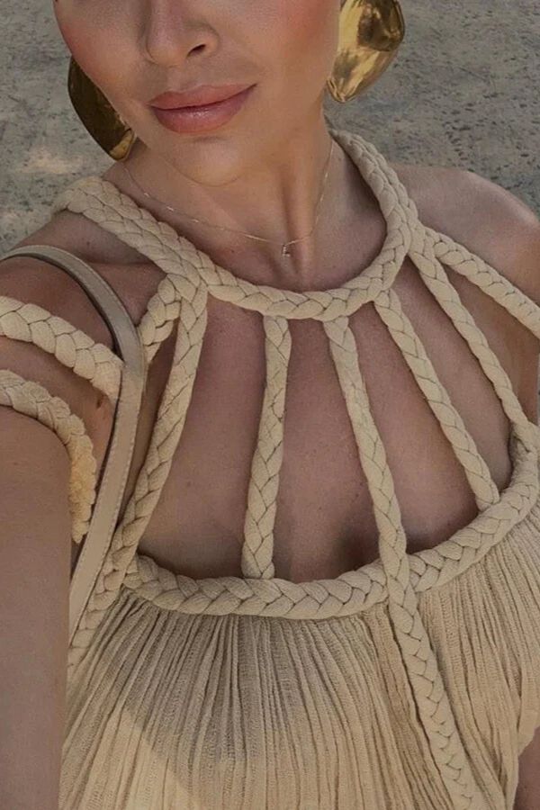 LINE|VESTIDO BORDADO ELEGANTE - Ada Cepeda Shop