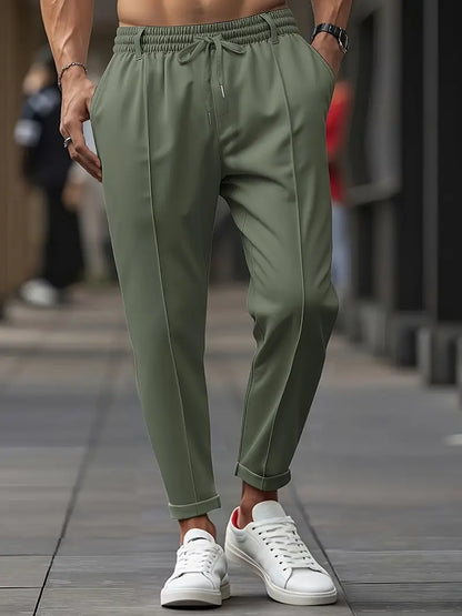 Crawford – Lässige Schlanke Passform Hose Mit Elastischem Bund - Ada Cepeda Shop