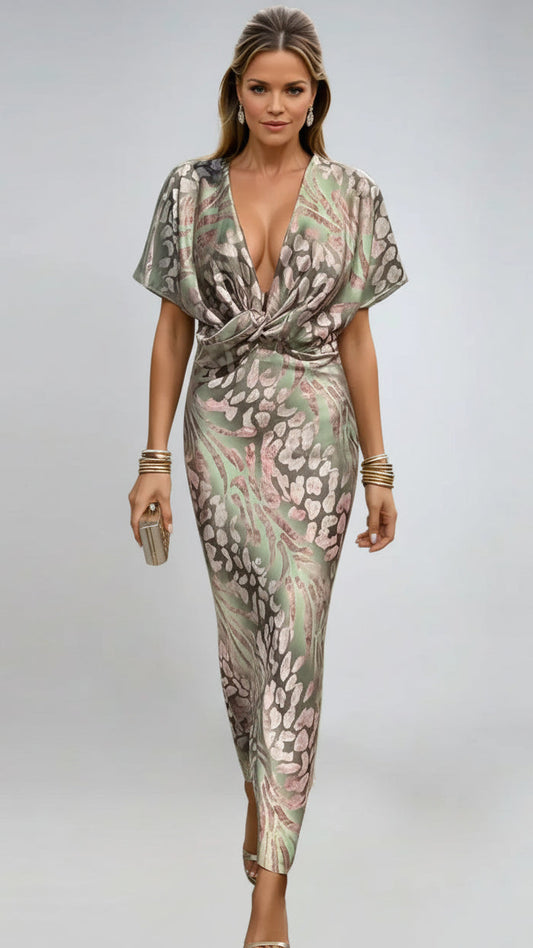 TIFANY|VESTIDO MIDI EXCLUSIVO