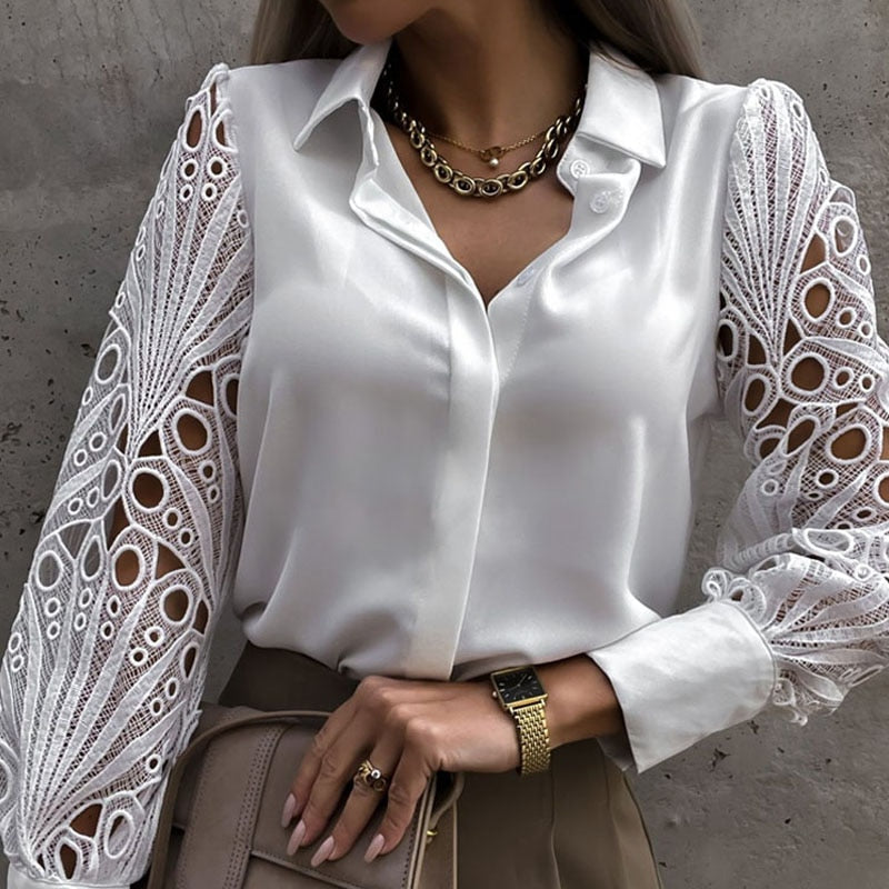 Hollow Out Blouse - Ada Cepeda Shop
