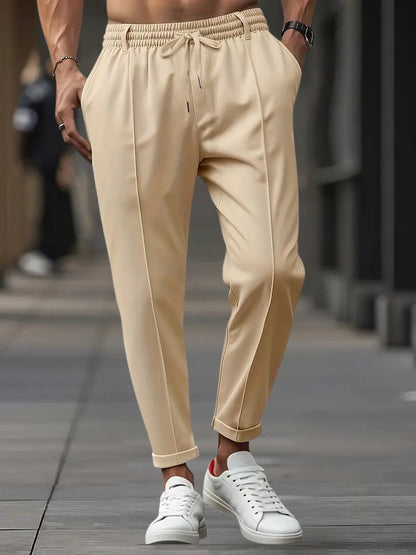 Crawford – Lässige Schlanke Passform Hose Mit Elastischem Bund - Ada Cepeda Shop