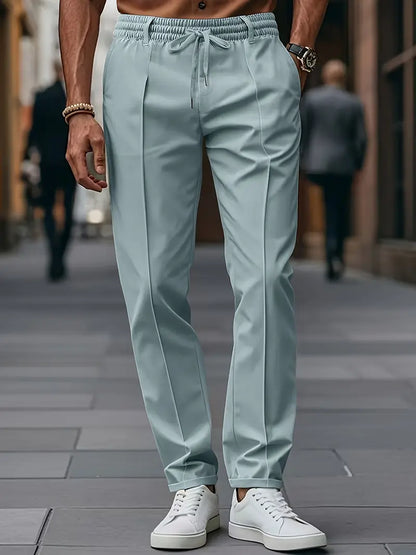 Crawford – Lässige Schlanke Passform Hose Mit Elastischem Bund - Ada Cepeda Shop