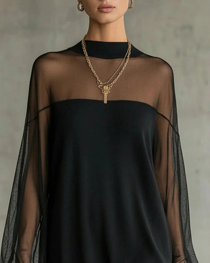 YATUN|VESTIDO HOLGADO TRANSPARENTE - Ada Cepeda Shop