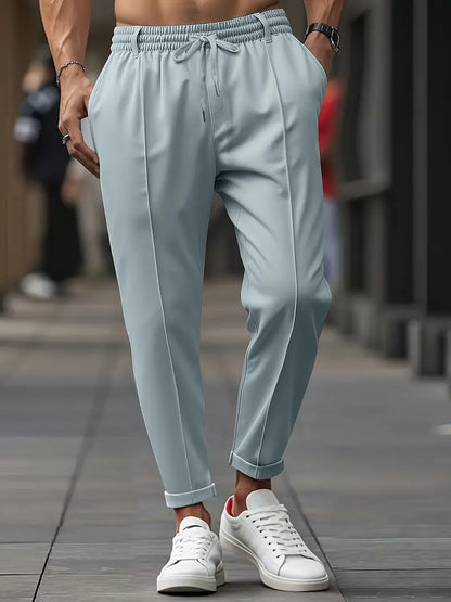 Crawford – Lässige Schlanke Passform Hose Mit Elastischem Bund - Ada Cepeda Shop