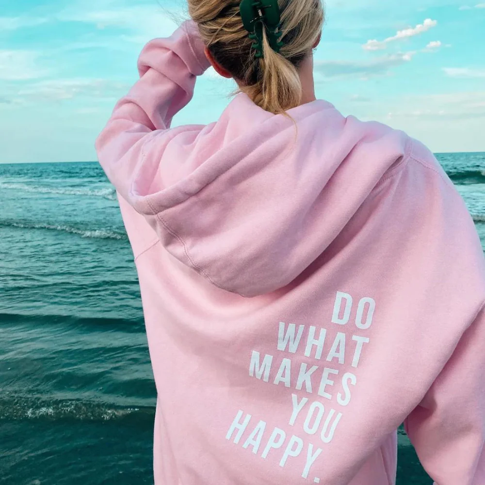 SHEIN|SUDADERA OVERSIZE CON MENSAJE INSPIRACIONAL - Ada Cepeda Shop