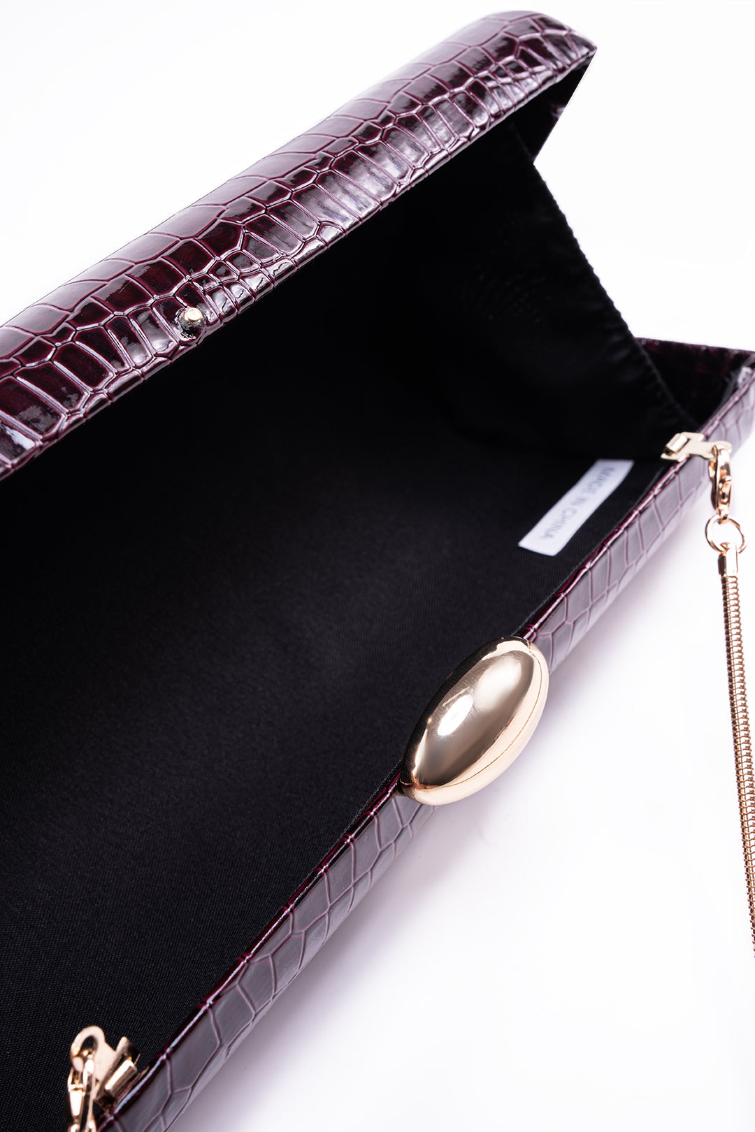 BOLSO CLUTCH DE FIESTA CON ACABADO EFECTO COCODRILO - Ada Cepeda Shop