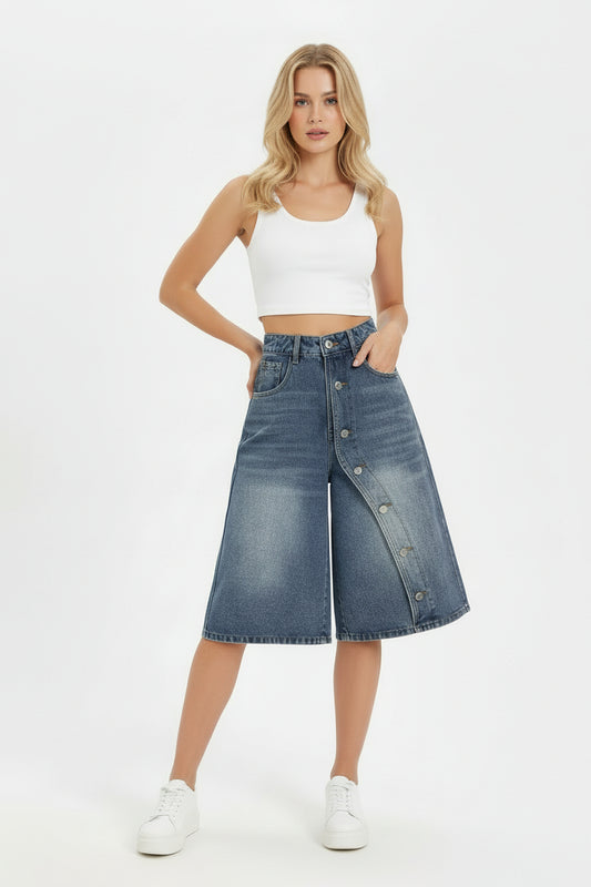 SOKKIE|PANTALÓN ASIMÉTRICO CON BOTONES - Ada Cepeda Shop