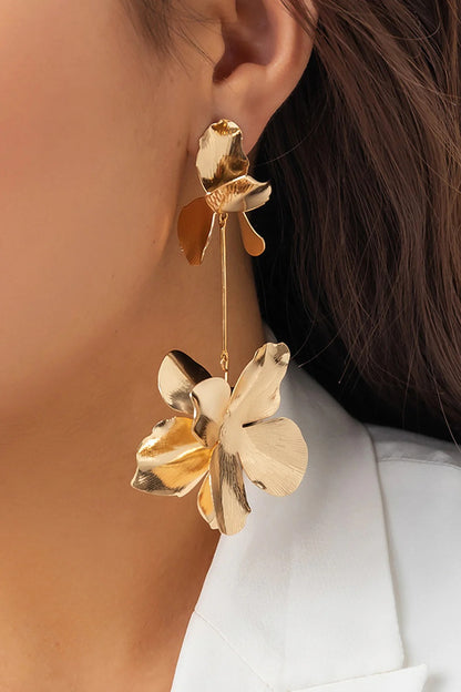PENDIENTES COLGANTES FLOR - Ada Cepeda Shop