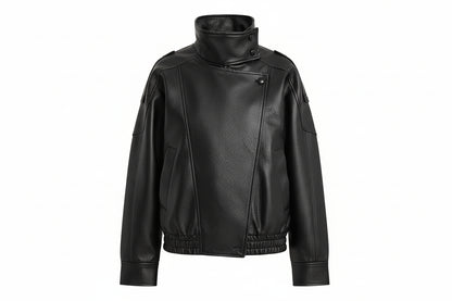 CHAQUETA CON BOTONES DE PIEL SINTÉTICA - Ada Cepeda Shop