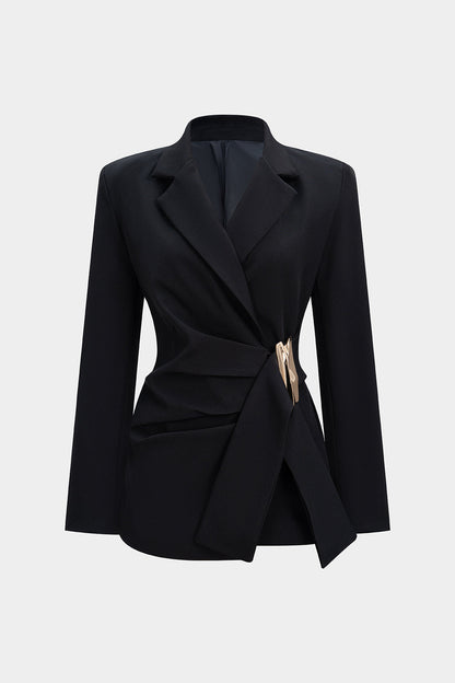 BLAZER ELEGANTE DE CORTE ASIMÉTRICO PARA MUJER - Ada Cepeda Shop