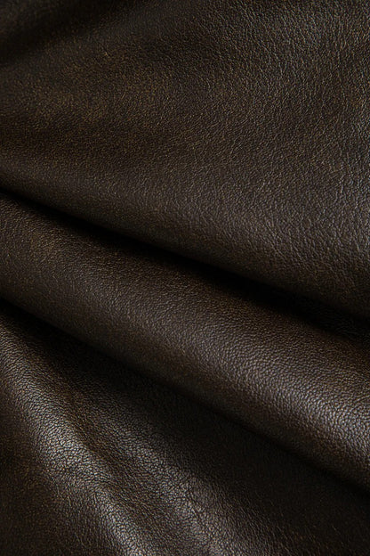 CHAQUETA DE CUERO SINTÉTICO CON BOTONES CRUZADOS - Ada Cepeda Shop