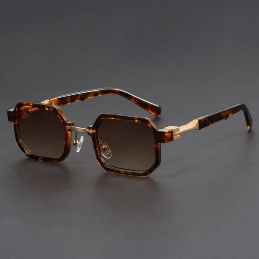 GAFAS DE SOL CUADRADAS ELEGANTES CON DETALLES DORADOS - Ada Cepeda Shop