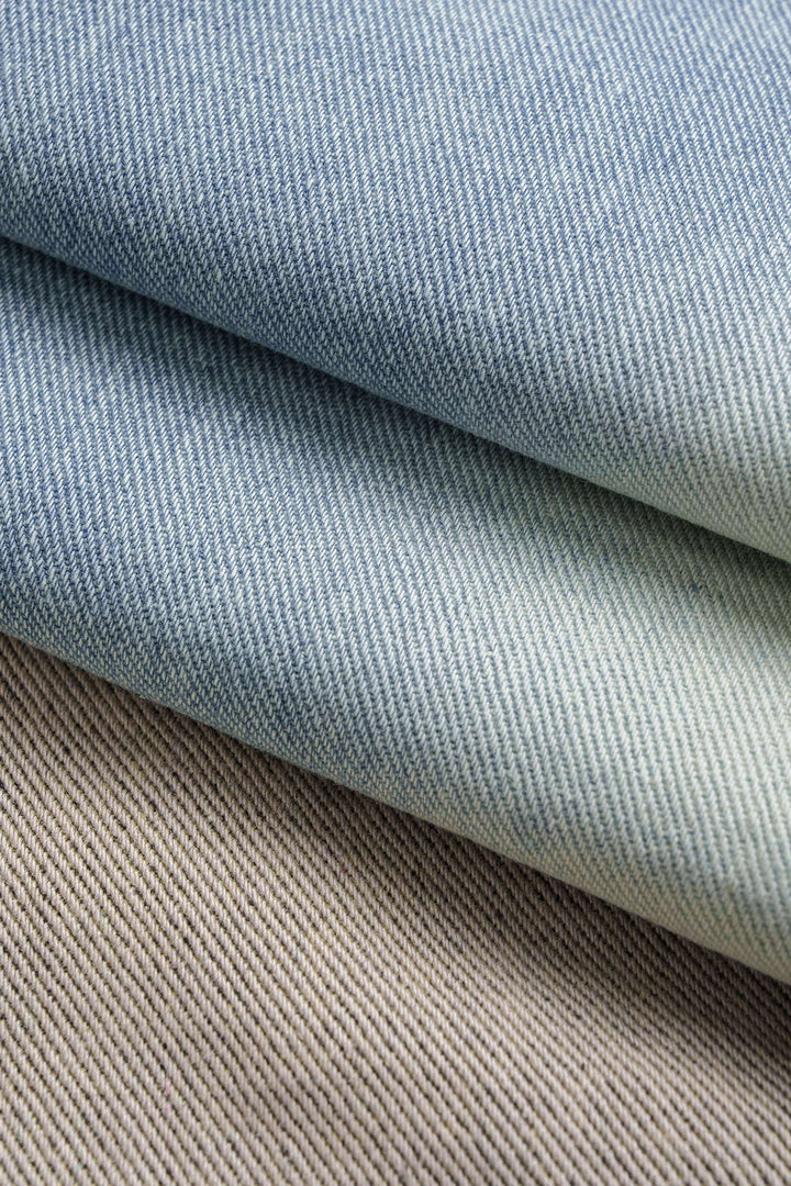 PANTALÓN JEANS WIDE LEG PATCHWORK DESGASTADO - Ada Cepeda Shop