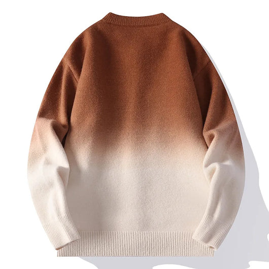 CÁRDIGAN DEGRADADO DE PUNTO CASUAL PARA HOMBRE - Ada Cepeda Shop