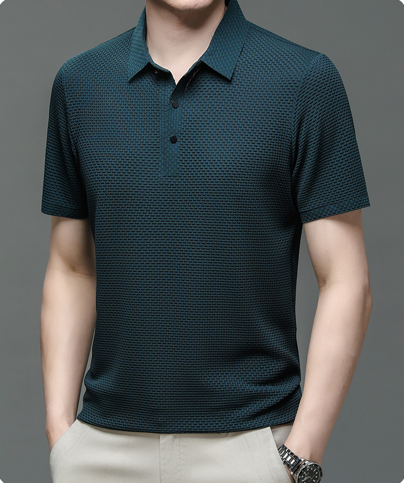 PAK|POLO ELEGANTE TEXTURIZADO PARA HOMBRE - Ada Cepeda Shop