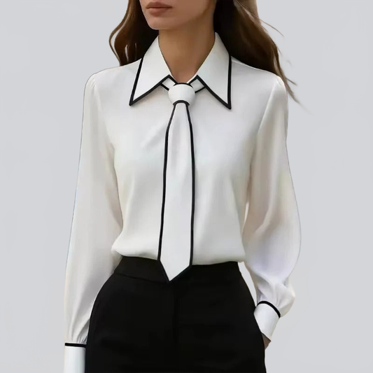 CARMEN|BLUSA CON CONTRASTE - Ada Cepeda Shop