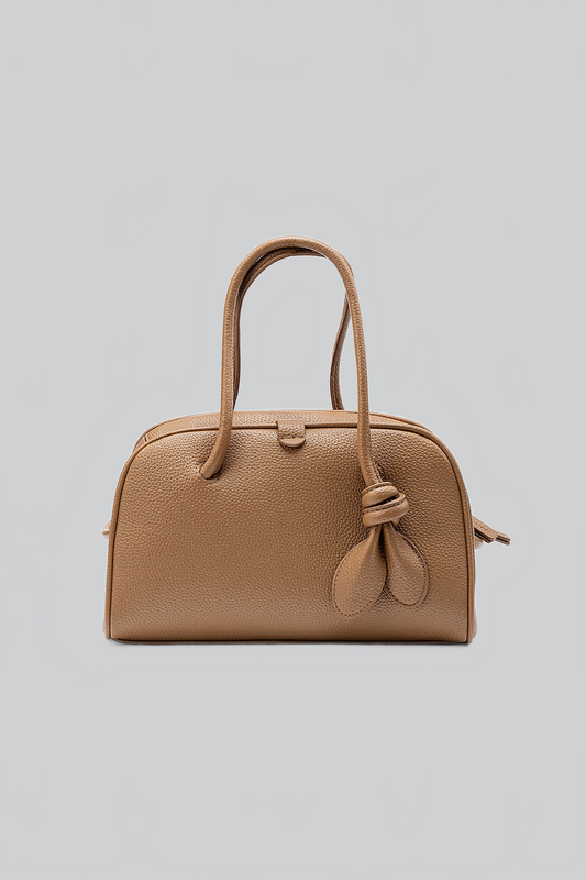 VALENTINA | BOLSO TOTE ELEGANTE COLOR CAMEL - Ada Cepeda Shop