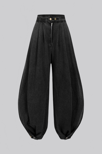 CLAIRE|PANTALON DE TIRO ALTO CON CREMALLERA - Ada Cepeda Shop