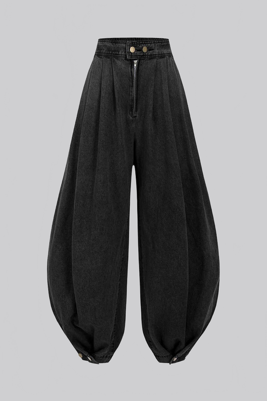 CLAIRE|PANTALON DE TIRO ALTO CON CREMALLERA - Ada Cepeda Shop