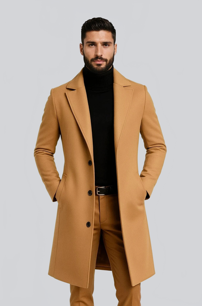 JEANPIER|ABRIGO LARGO ELEGANTE - Ada Cepeda Shop