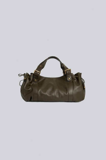 BOLSO DE CUERO ARRUGADO - Ada Cepeda Shop