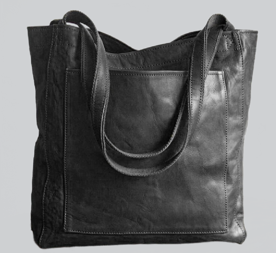 BOLSO DE CUERO ESTILO TOTE – DISEÑO CLÁSICO Y FUNCIONAL - Ada Cepeda Shop