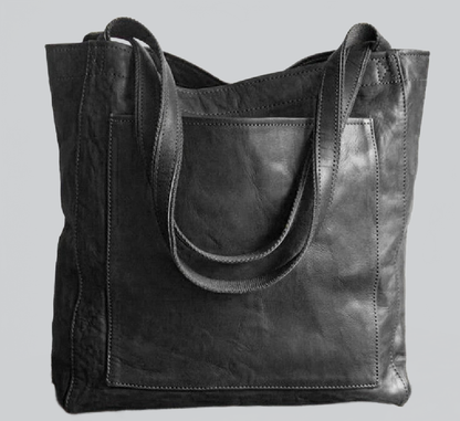 BOLSO DE CUERO ESTILO TOTE – DISEÑO CLÁSICO Y FUNCIONAL - Ada Cepeda Shop
