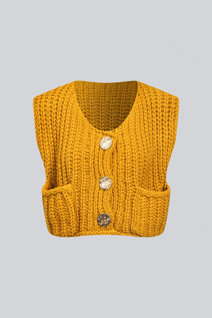 CARMINA|CHALECO DE PUNTOS - Ada Cepeda Shop