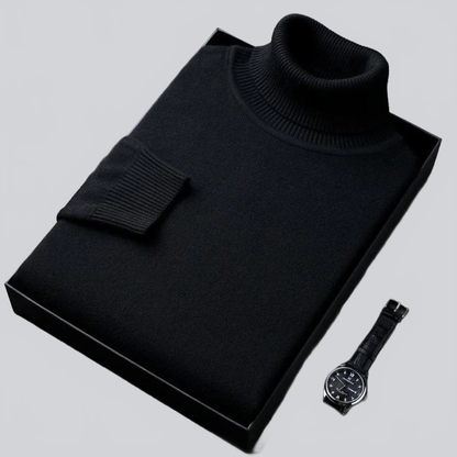 LUI –SUÉTER DE CUELLO ALTO CLÁSICO ELEGANTE - Ada Cepeda Shop