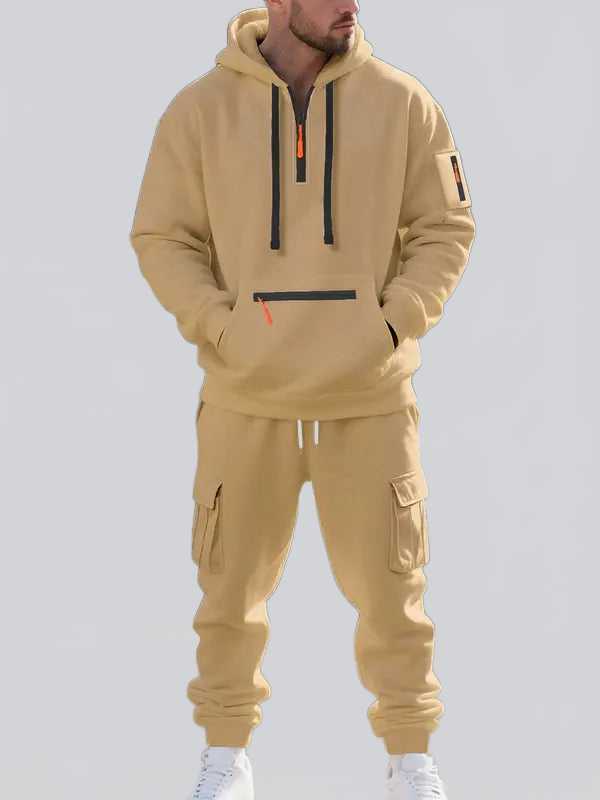 CONJUNTO DEPORTIVO CON CAPUCHA ESTILO URBANO - Ada Cepeda Shop