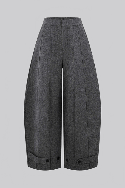 MARTINA|PANTALÓN ANCHO CON BOLSILLOS SÓLIDOS - Ada Cepeda Shop