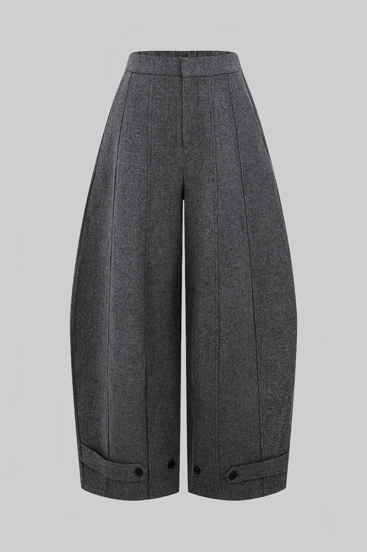 MARTINA|PANTALÓN ANCHO CON BOLSILLOS SÓLIDOS - Ada Cepeda Shop