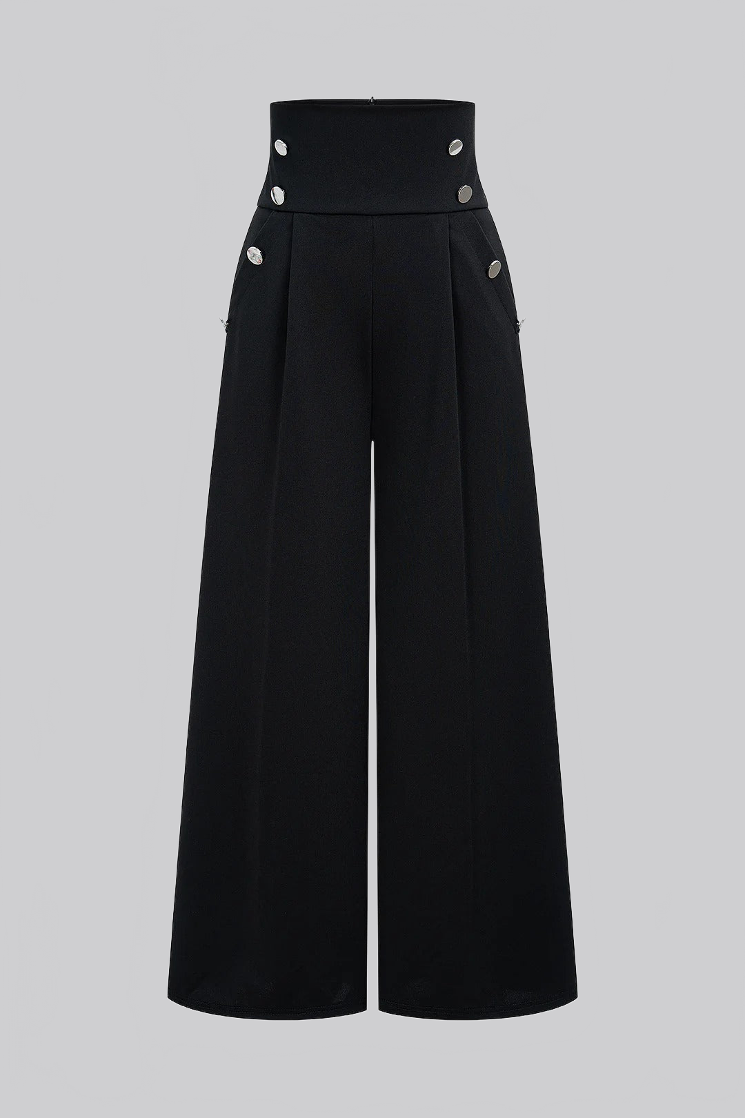 ANDREA|PANTALONES ANCHOS DE CINTURA ALTA - Ada Cepeda Shop