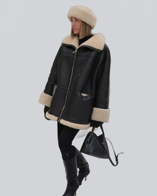 INÉS|ABRIGO CON DISEÑO ELEGANTE - Ada Cepeda Shop